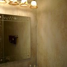 Crackle faux finish bathroom